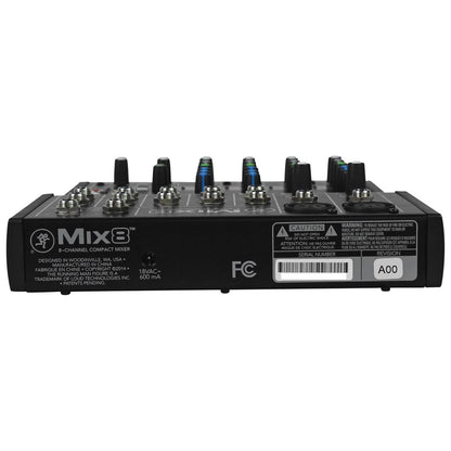 Mix8 8-Channel Compact Mixer+Stand