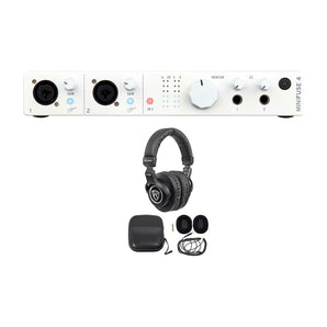 Arturia Minifuse 4 White 4x4 USB MIDI Audio Recording Interface+Headphones