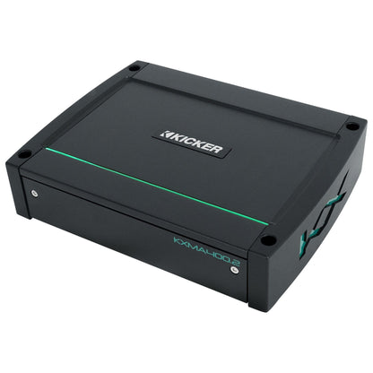 KICKER 48KXMA4002 400 Watt 2-Channel Marine Boat Amplifier Class D Amp KXMA400.2