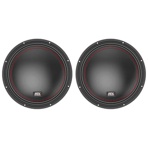 (2) MTX 5510-22 10" 1600 Watt Peak DVC 2-ohm Car Audio Subwoofers Subs