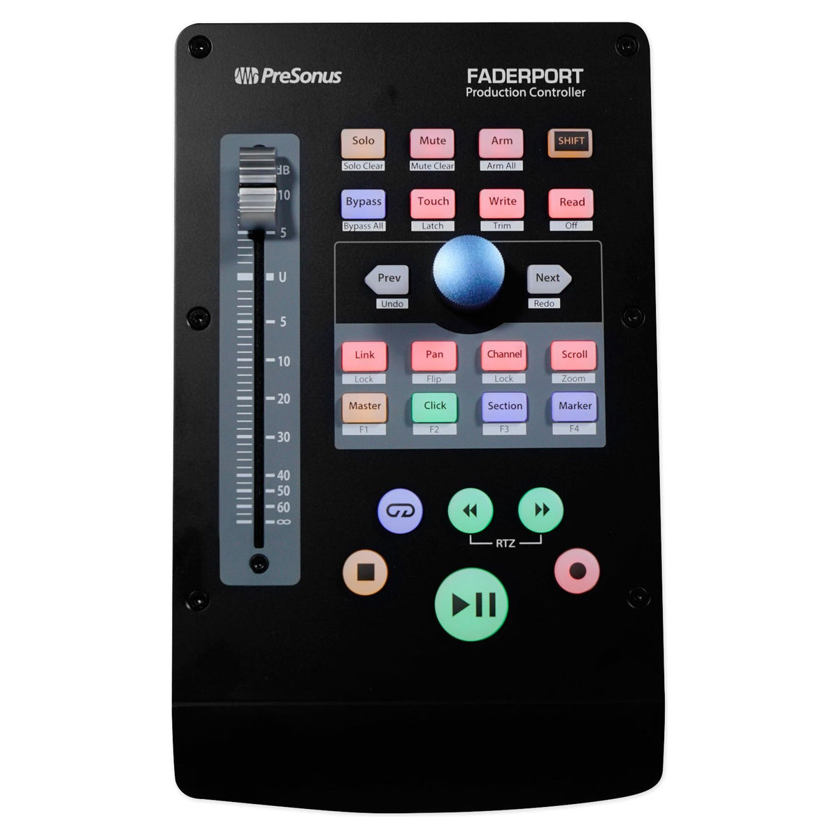 FaderPort V2 DAW Controller with Studio Headphones & Microphones