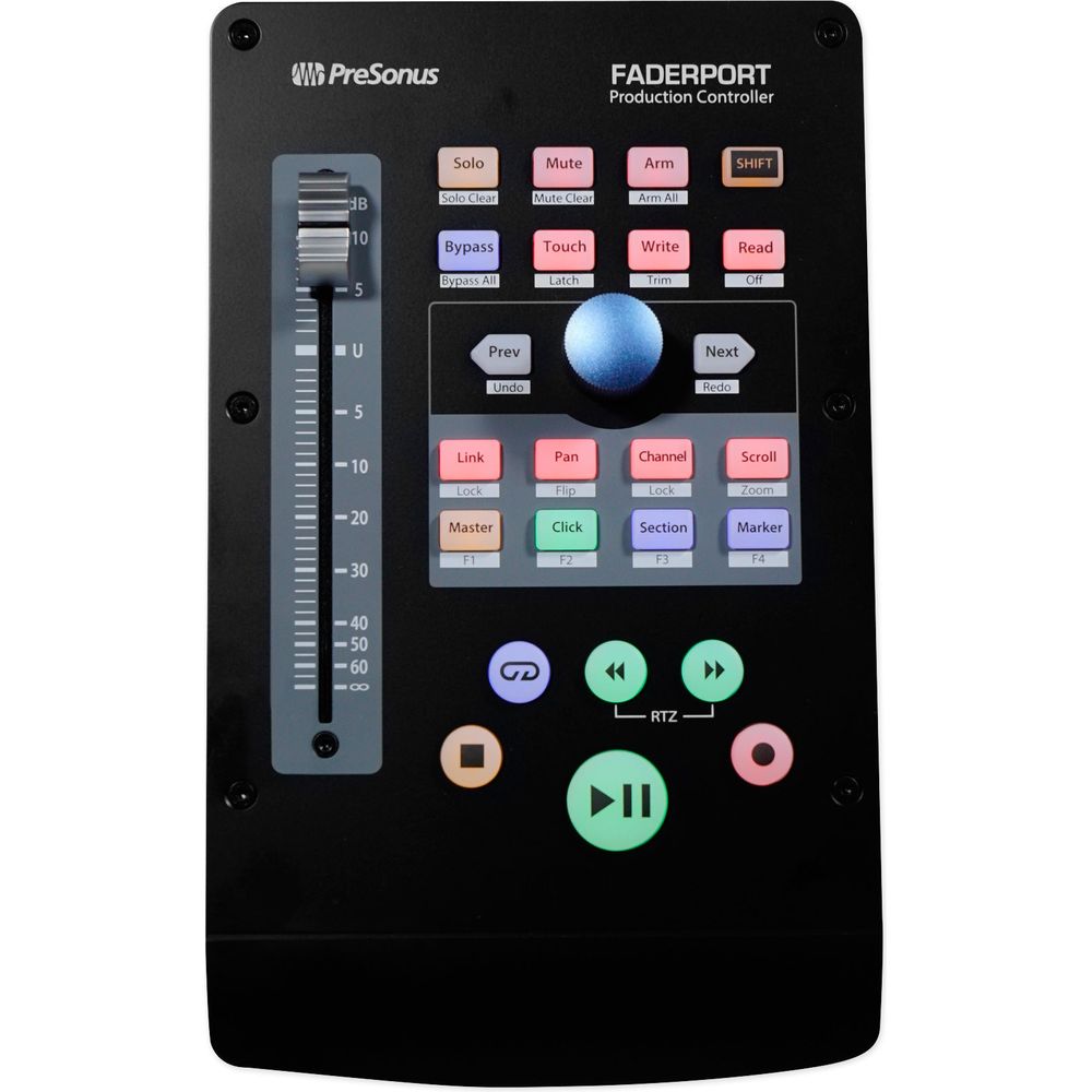FaderPort V2 DAW Controller with Studio Condenser Microphone