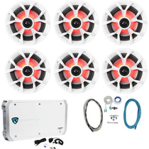 RKL65MBW 6-Pack + RXM-S6 Amplifier + RMWK4 Install Kit Bundle