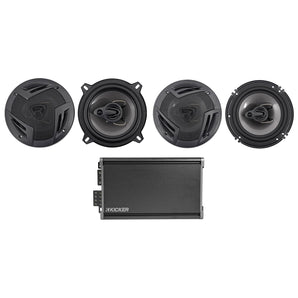 KICKER 46CXA3604T CXA360.4 360w RMS 4-Channel Car Amplifier+5.25"+6.5" Speakers