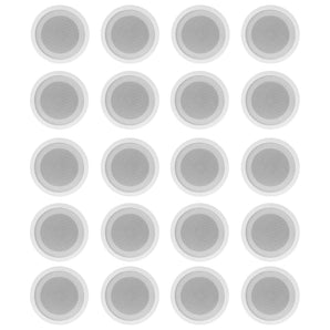 20) Rockville CCL5T White 70V 5" Commercial Ceiling Speakers 4 Restaurant/Office