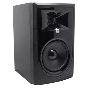 (2) JBL 306P MkII 6" Powered Studio Monitors+Stands+Pads+Powered Subwoofer Sub