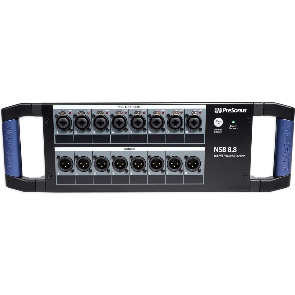NSB 8.8 AVB Stage Box with Rack Mount Kit