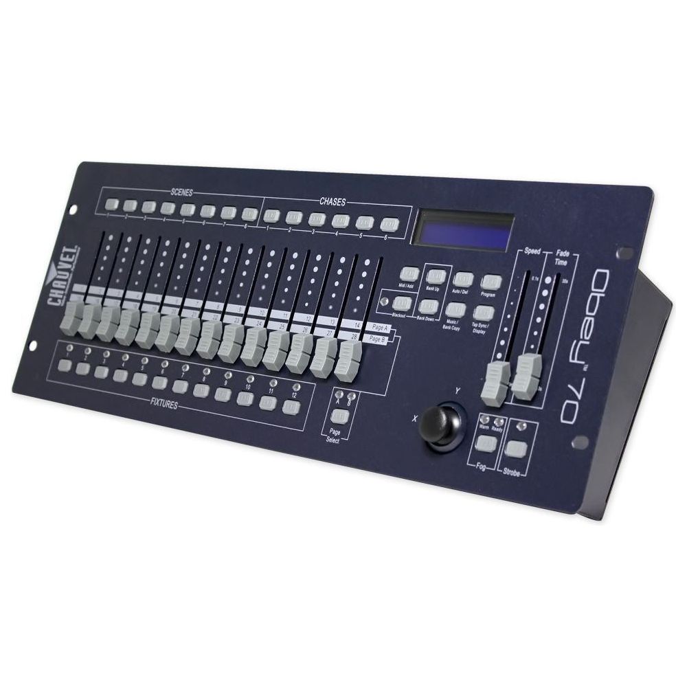 OBEY 70 Light/Fog DMX Controller + 4 DMX Cables