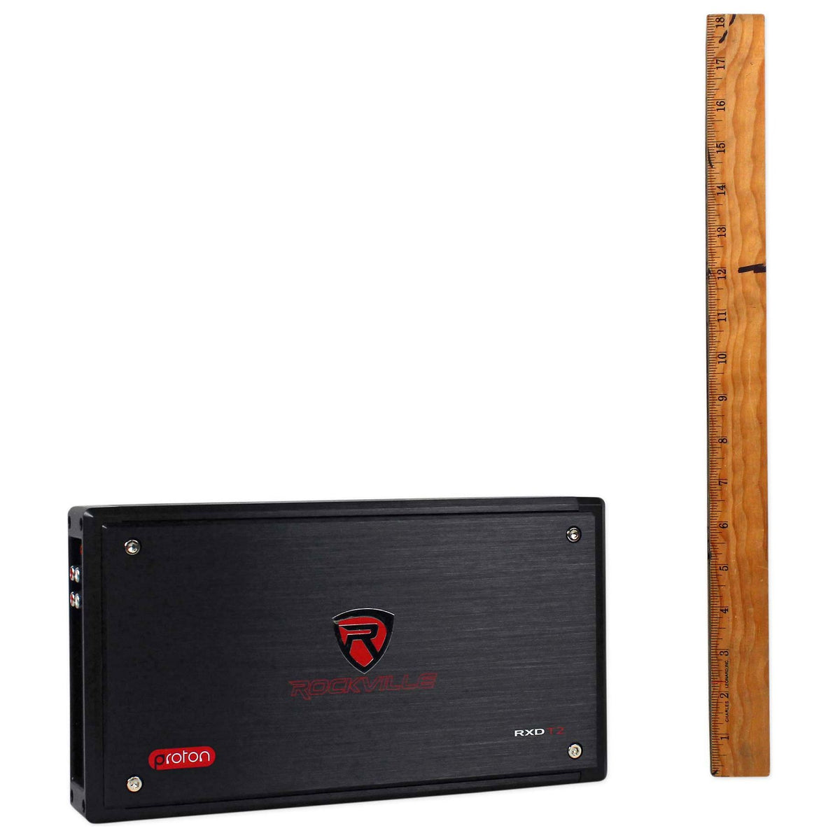 Rockville RXD-T2 2400w 2-Channel Amplifier+Amp Kit For Can-Am Maverick ATV/UTV