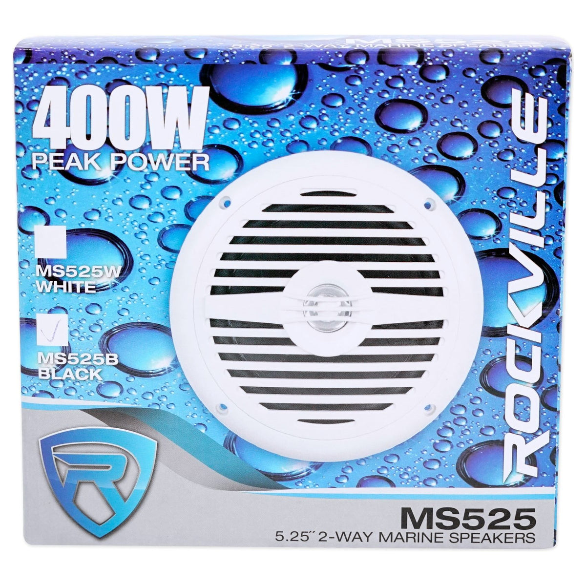 (4) MS525B 5.25" 200W Waterproof Hot Tub Speakers In Black
