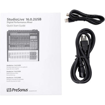 StudioLive 16.0.2 USB Mixer + (8) RMC-XLR Microphones + (15) XLR Cables