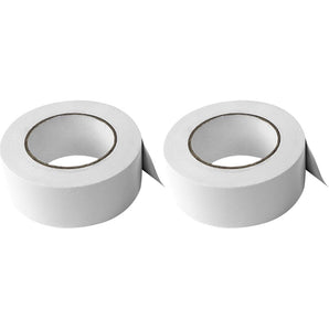 (2) Rolls Rockville Pro Audio/Stage Wire ROCK GAFF White Gaffers Tape 2"x100 Ft