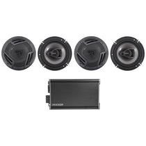 46CXA3604T CXA360.4 360w RMS 4-Channel Car Amplifier+(4) 6.5" Speakers