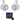 Rockville RGHR45 4 Zone Marine Receiver w/Bluetooth+2) 6.5" White Tower Speakers