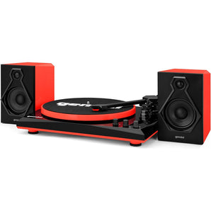 Gemini TT-900 Vinyl Record Player Turntable w/Bluetooth+Dual Speakers TT-900BR