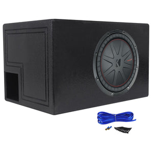 Kicker 48CWR124 COMPR12 1000 Watt 12" Car Subwoofer+Vented Sub Box Enclosure