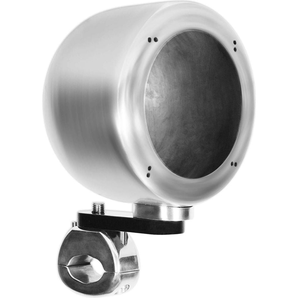 MS40B Black 4" Marine Speakers 2-Pack + MAC40S Chrome Pods Bundle