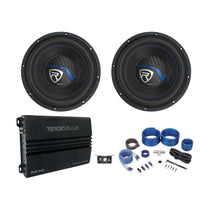 K5 W10K5S2 10" Subwoofer 2-Pack + RVA-M2 Amplifier Bundle