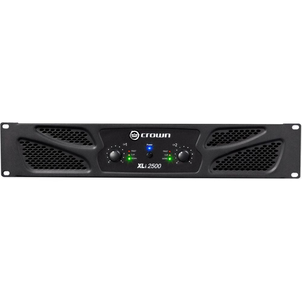 Crown XLi2500 Amplifier + (2) Rockville 1/4in TS to Speakon Cables