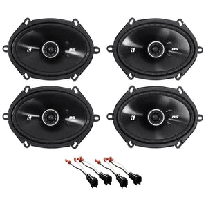 Kicker 6x8" Front+Rear Speaker Replacement For 1999-2004 Ford F-250/350/450/550