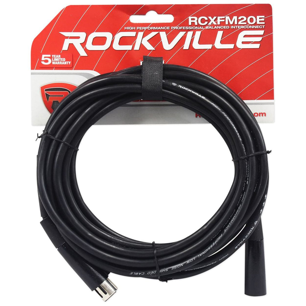 402VLZ4 4-Channel Mixer & (2) 20' XLR Cables