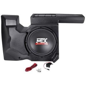 4) Speakers+Amp+Receiver+Dash Kit+Powered Sub For 2014-18 Polaris RZR XP1000/900