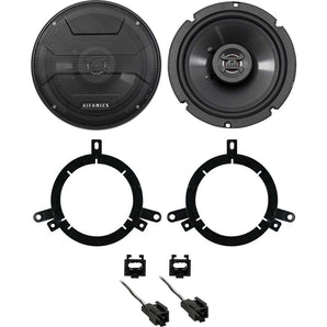 Hifonics Front Factory Speaker Replacement Kit For 1998-2004 Dodge Intrepid