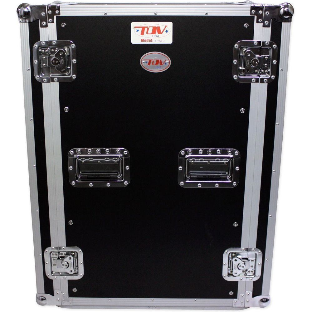 Pro X TOV T-18RSS 18U Space Vertical DJ Amp Rack Flight Case 3/8 ATA30 ...