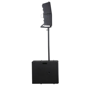 Avante Imperio Gig Rig 210S Portable Active Line Array DJ PA Column Speakers+Sub