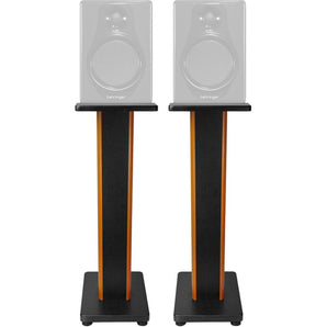 (2) Rockville 28" 2-Tone Studio Monitor Speaker Stands For Behringer Media 40USB