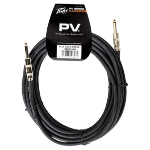 (4) Peavey PV 25 Foot 14 Gauge 1/4 " to 1/4" TS Speaker Cables