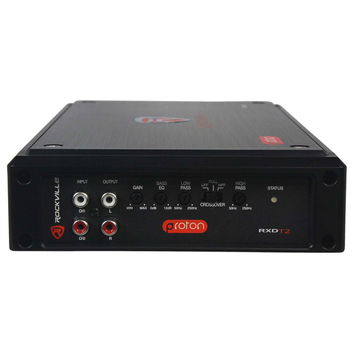 Rockville RXD-T2 2400w 2-Channel Amplifier+Amp Kit For Can-Am Maverick ATV/UTV