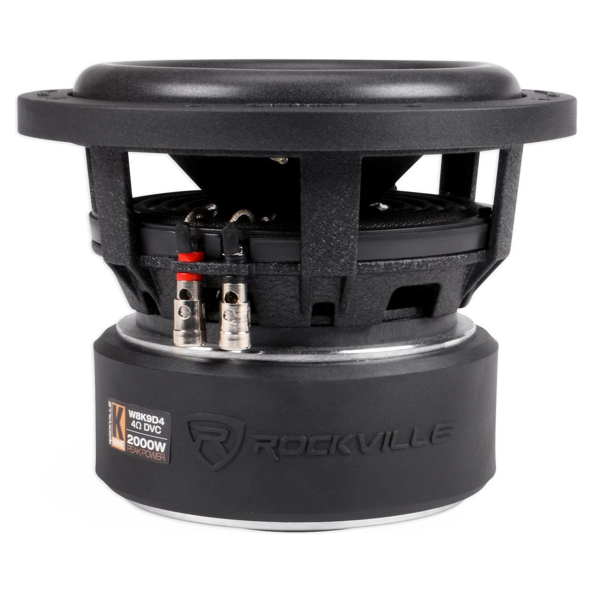 W8K9D4 8" Subwoofers 2-Pack + KRYPTON-M3 Amplifier Bundle