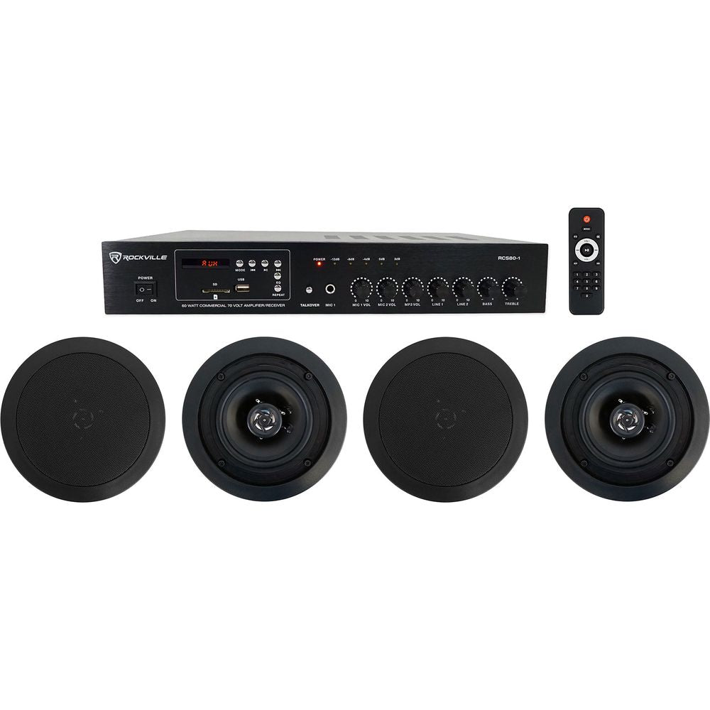 CC525T Black 4-Pack + RCS80-1 Bundle