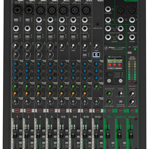 Mackie ProFX12v3+ 12-Channel Analog Mixer w/Enhanced FX/USB Recording/Bluetooth
