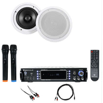 RPA70WBT + HC85 White In-Ceiling Speakers Bundle