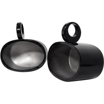 MAC69B Black 6x9" Tower Speaker Pods 2-Pack + RWBC69 Neoprene Covers Bundle