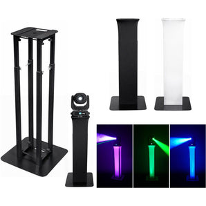 (2) Totem Stands+Black+White Scrims For (2) Marq Gesture Beam 400 Lights