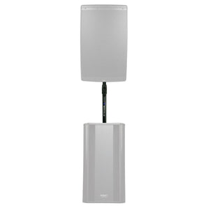 Rockville M20 Threaded Air Assist Subwoofer to Speaker Pole Mount For QSC KSUB