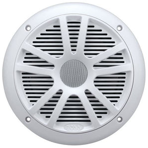 Boss Audio MR6W 6.5” 180 Watt Dual Cone White Weather Resistant Marine Speakers