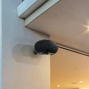 Rockville D4-8 Black Dual 4" 8 Ohm Wall Mount Swivel Outdoor Home Patio Speaker