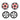 (4) Rockville RKL65MBW Dual 6.5" Marine Wakeboard LED Speakers+(2)Color Grilles