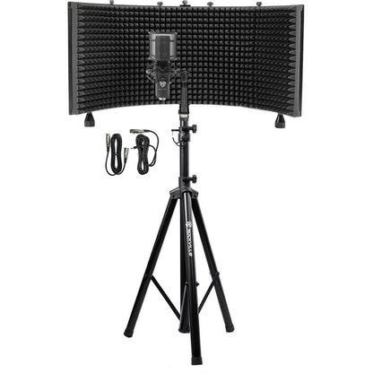 RockShield 3 Shield + RVES05 Stand + RCM PRO Mic Bundle