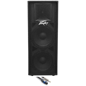 Peavey PV215 Dual 15" Inch Passive PA Speaker +FREE Speaker Cable
