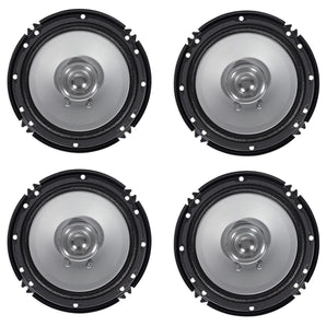 (4) Kenwood KFC-C1656S 6.5" 1200 Watt Car Audio Speakers