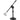 Rockville Kick Drum Stand with Steel Round Base for Shure PGA52-XLR Microphone