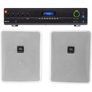 JBL VMA1120 Commercial/Restaurant 120W 70v Amplifier+(2) JBL 5.25" Wall Speakers