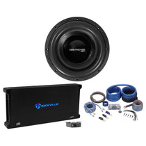 Destroyer 12D1 12" Competition Car Subwoofer+Mono Amplifier+Amp Kit