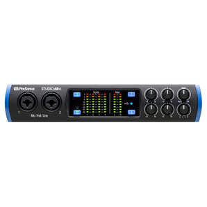 Presonus STUDIO 68C 6x6 USB-C Audio MIDI Recording Interface, 4 XMAX Mic Preamps