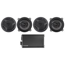 46CXA3604T CXA360.4 360w RMS 4-Channel Car Amplifier+(4) 5.25" Speakers